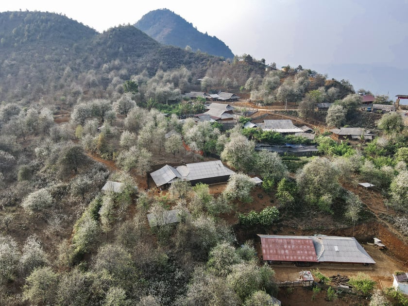 Bản làng Nậm Nghiệp (xã Ngọc Chiến, huyện Mường La, Sơn La) bình dị nằm ẩn mình giữa núi rừng Tây Bắc.