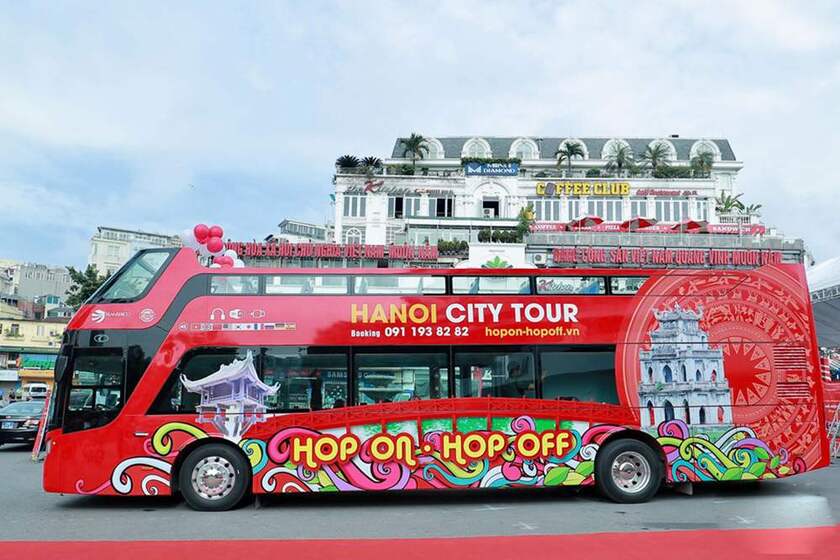 Trải nghiệm xe buýt 2 tầng Hà Nội là hành trình đầy mới lạ