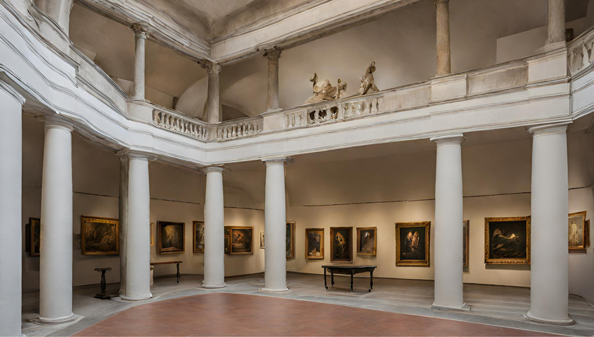 Bảo tàng hiện trưng bày một bộ sưu tập đa dạng các tác phẩm nghệ thuật của Cordici
