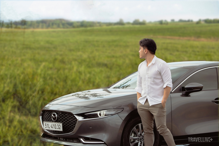 Với Mazda3, Hoàng Lê Giang có thể tự do di chuyển đến bất cứ nơi nào anh muốn