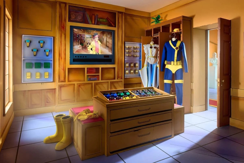 Bên trong biệt thự còn tái hiện học viện Xavier để du khách hóa thân thành dị nhân trong thế giới 2D.