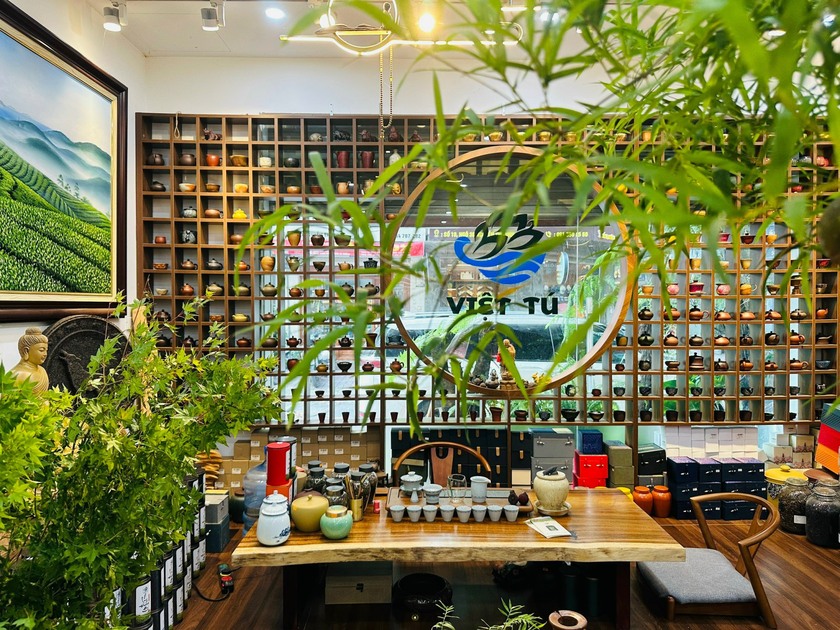 Trà Việt Tú mang đến những sản phẩm trà được làm từ cây chè Olong Ngọc Thúy thượng hạng .