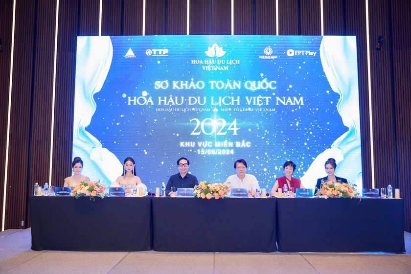 Thành phần Ban giám khảo vòng thi sơ khảo khu vực miền Bắc cuộc thi Hoa hậu Du lịch Việt Nam 2024.