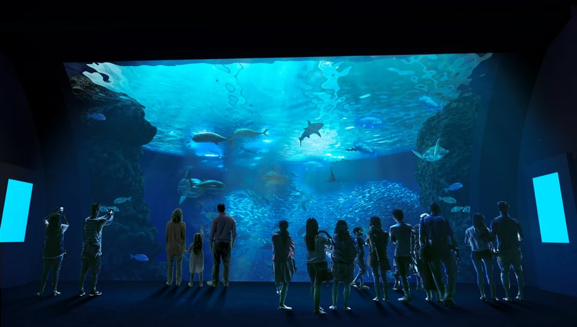 Một điểm thu hút đặc biệt tại công viên chính là Hồ Cá heo Dolphin Lagoon đầu tiên tại Nhật Bản do khách sạn quản lý.