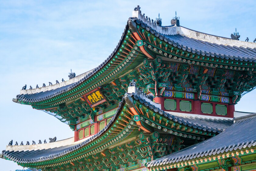 Một ngôi đền tại thủ đô Seoul, Hàn Quốc. (Ảnh: Unsplash)