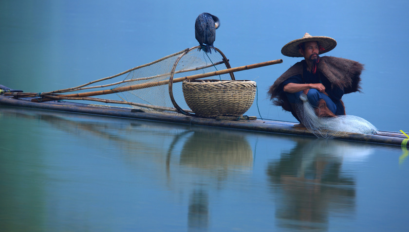 Người dân nơi đây mưu sinh kiếm sống bằng nghề đánh bắt cá