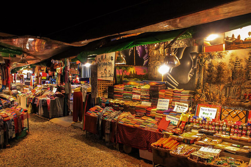 Chợ đêm Siem Reap, địa điểm nhất định phải ghé thăm dành cho du khách. 