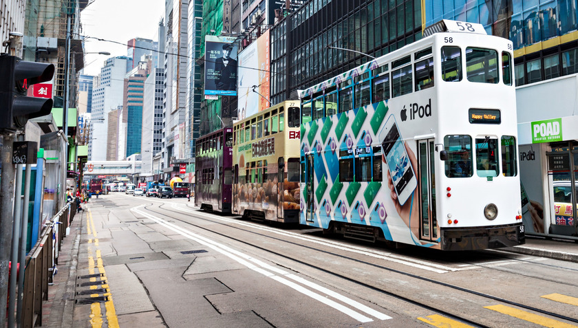 Tàu điện leng keng Hong Kong là một trong 3 hệ thống tàu điện trên thế giới với thiết kế tàu hai tầng