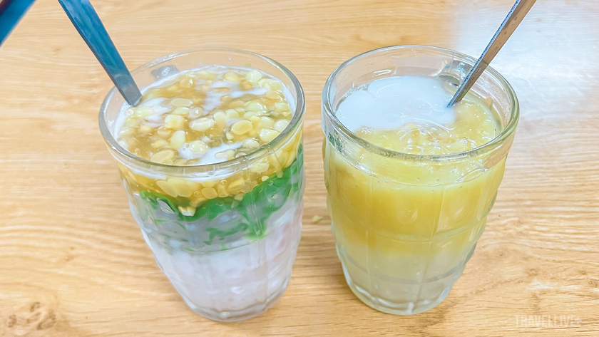 Chè đỗ xanh và chè Thái