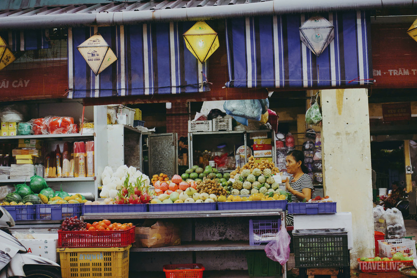 Một khu chợ mang cho mình một nét bình yên, giản dị rất thân thương