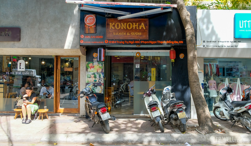 Konoha Ramen & Sushi - Quán ăn Nhật Bản nhỏ gọn trên phố Phạm Ngọc Thạch, Hà Nội