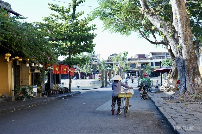 Khung cảnh yên bình hiếm hoi trong ngày