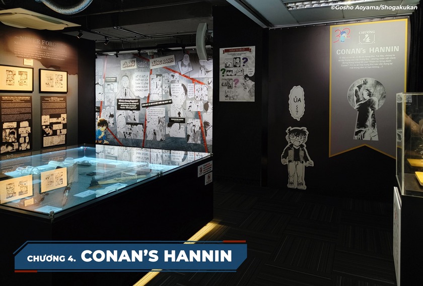 Khu vực CONAN's HANNIN sẽ hé lộ những bí ẩn dành cho độc giả