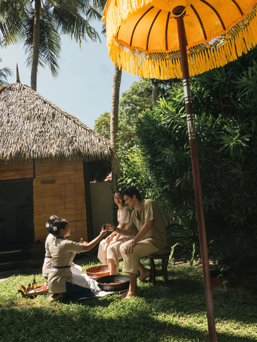 Giây phút cùng nhau thư giãn với liệu trình spa tại Club Med Finolhu