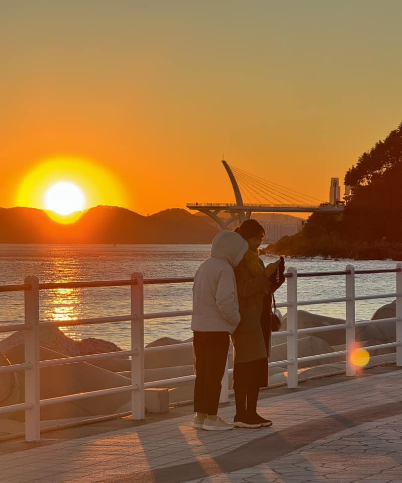 Hoàng hôn tuyệt đẹp tại Busan