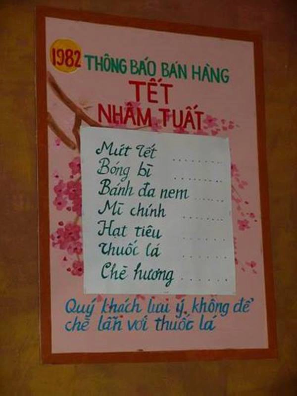 Những quầy hàng tết xưa