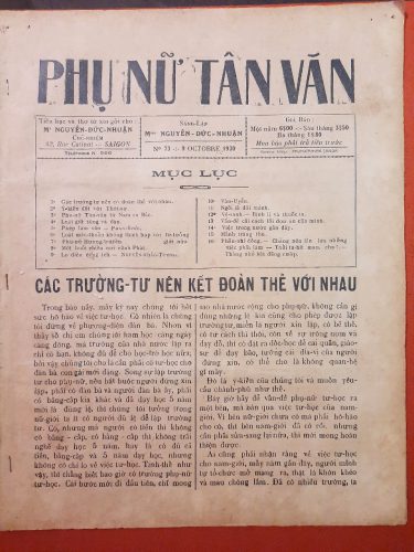 Theo nhà nghiên cứu Nguyễn Văn Xuân: “Phụ nữ Tân văn là tờ tạp chí thành công nhất từ trước đến nay ở miền Nam, là thành tựu rất cao của những cố gắng của trí thức miền Nam trên đường hiện đại hóa văn học và báo chí”