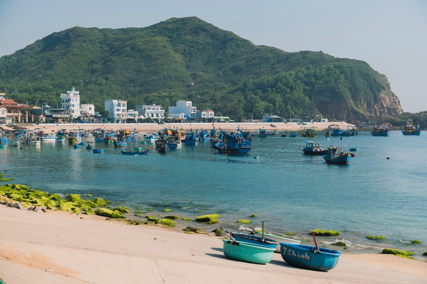 Không khí nơi đây sạch trong, mang hương vị mằn mặn mà thanh khiết của biển miền Trung – thứ khiến người ta dễ dàng bỏ lại sau lưng mọi bộn bề