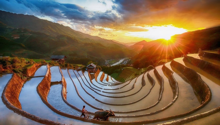 Du khách đến đây không chỉ được chiêm ngưỡng khung cảnh thiên nhiên hùng vĩ, mà còn có cơ hội cùng người dân trải nghiệm cấy lúa, tham gia sinh hoạt văn nghệ, đốt lửa trại giữa bản làng