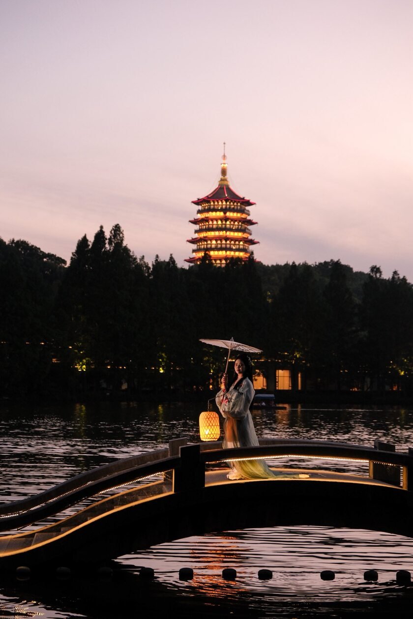 Tại Hàng Châu, Chiết Giang, Trung Quốc
