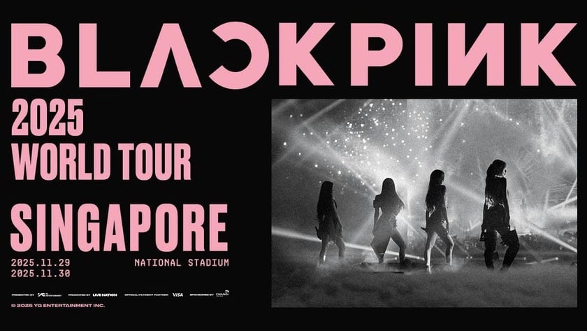 Blackpink sẽ trở lại Singapore vào tháng 11 tới với hai đêm diễn nằm trong khuôn khổ chuyến lưu diễn toàn cầu “Deadline”