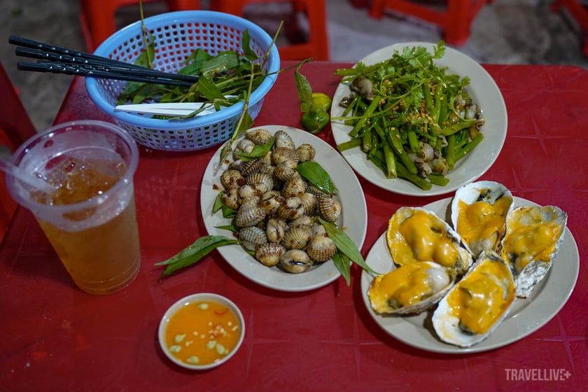 Những món ăn được chế biến từ hải sản tươi ngon