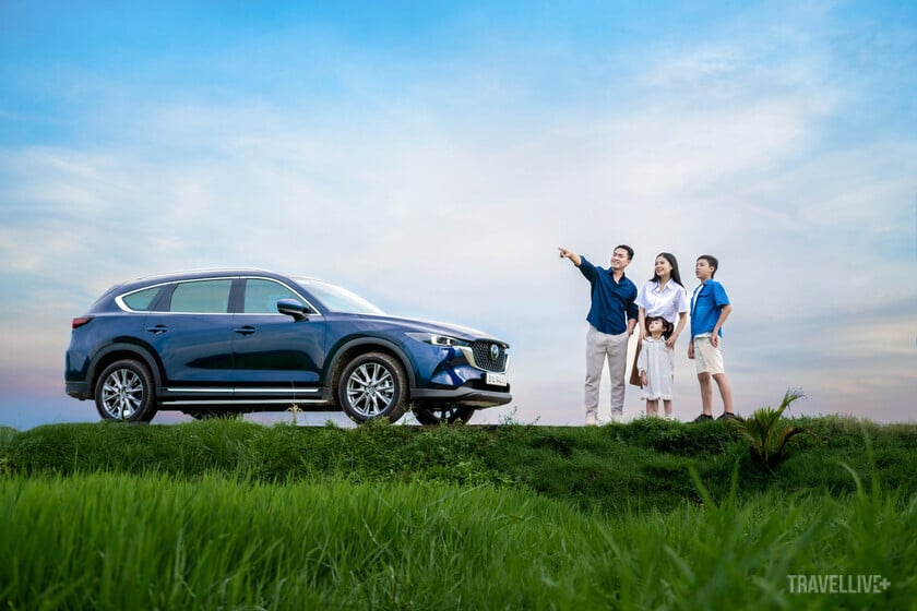Mazda CX-8 là bạn đồng hành lý tưởng cho chuyến du ngoạn của gia đình về làng mộc Chợ Thủ, An Giang