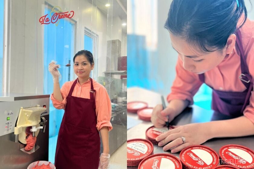 Chị Thảo Nguyễn, đầu bếp học tập tại Mỹ và là người thành lập nên thương hiệu La Creme với những vị kem sáng tạo