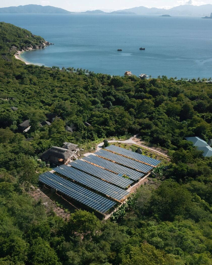 Six Senses Ninh Van Bay là khu nghỉ dưỡng đầu tiên tại Việt Nam có khu phức hợp năng lượng mặt trời Ninh Van Greens