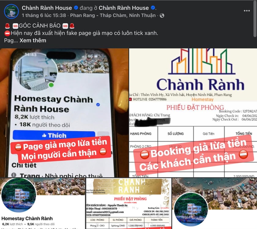 Page giả mạo thậm chí còn có tick xanh của facebook