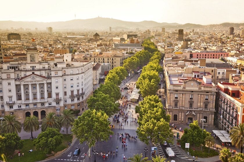 Đại lộ La Rambla, nơi diễn ra nhiều vụ cướp giật nhất Barcelona (Tây Ban Nha)