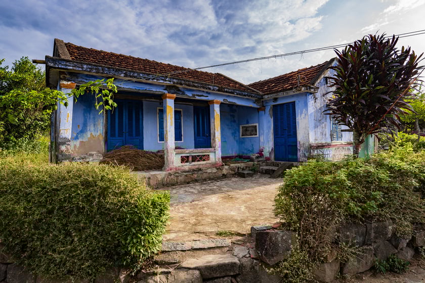Khung cảnh giản dị cổ xưa ở làng Gò Cỏ