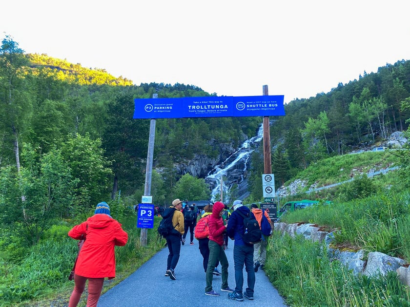P3 Mågelitopp - điểm bắt đầu cung đường trekking đến Lưỡi Quỷ Trolltunga
