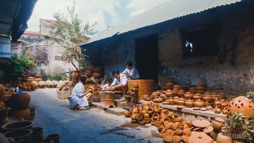 Trải nghiệm làm gốm của gia đình Jay Quân