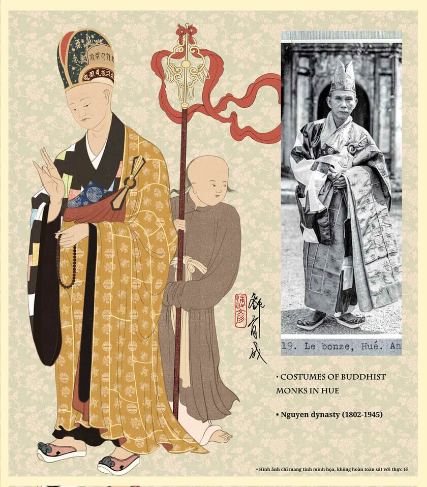 Trang phục hòa thượng Huế