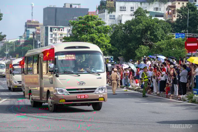 Điểm tập kết của các khối diễu binh, diễu hành trên đường Trần Khánh Dư