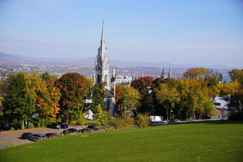 Toàn cảnh Québec nhìn từ trên cao, thành phố cổ mang đậm dấu ấn châu Âu