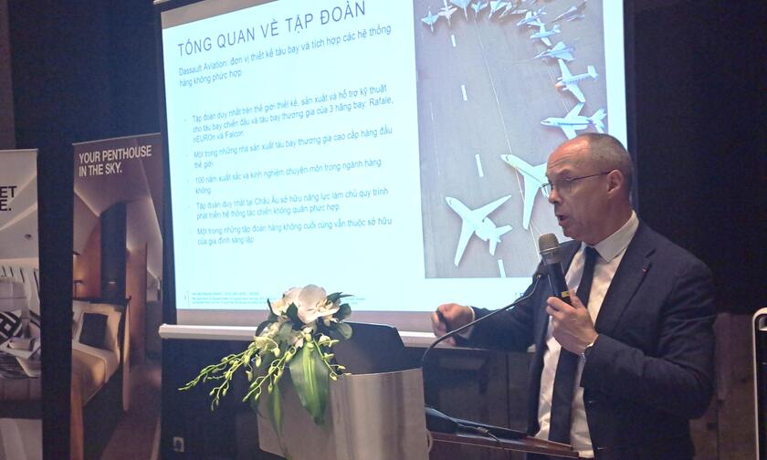 Ông Carlos Brana, Phó Chủ tịch Điều hành mảng Máy bay Dân dụng của Dassault Aviation
