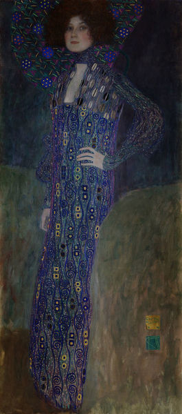 Tác phẩm Portrait of Emilie Flöge (1902) - hiện được trưng bày tại Bảo tàng Wien, Vienna, Áo