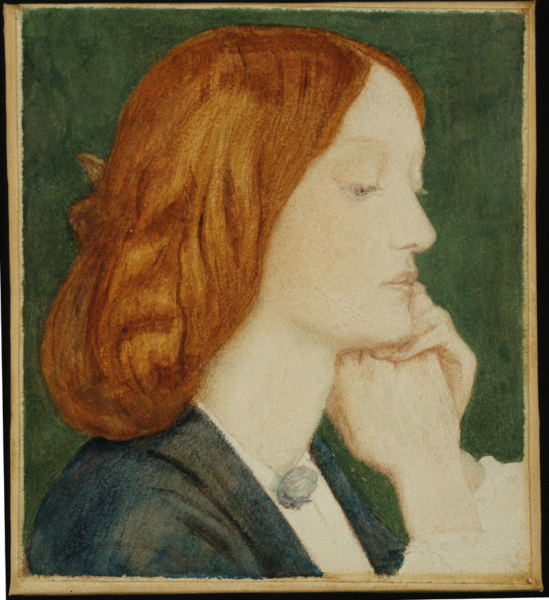 Portrait of Elizabeth Siddal - Dante Gabriel Rossetti
