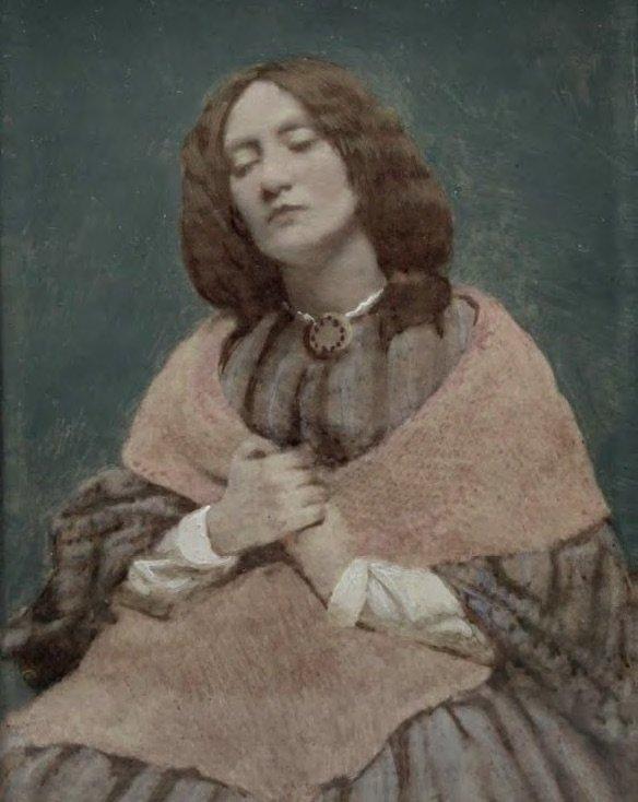 Miniature Portrait of Elizabeth Siddal - Dante Gabriel Rossetti