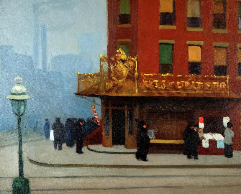New York Corner - Edward Hopper