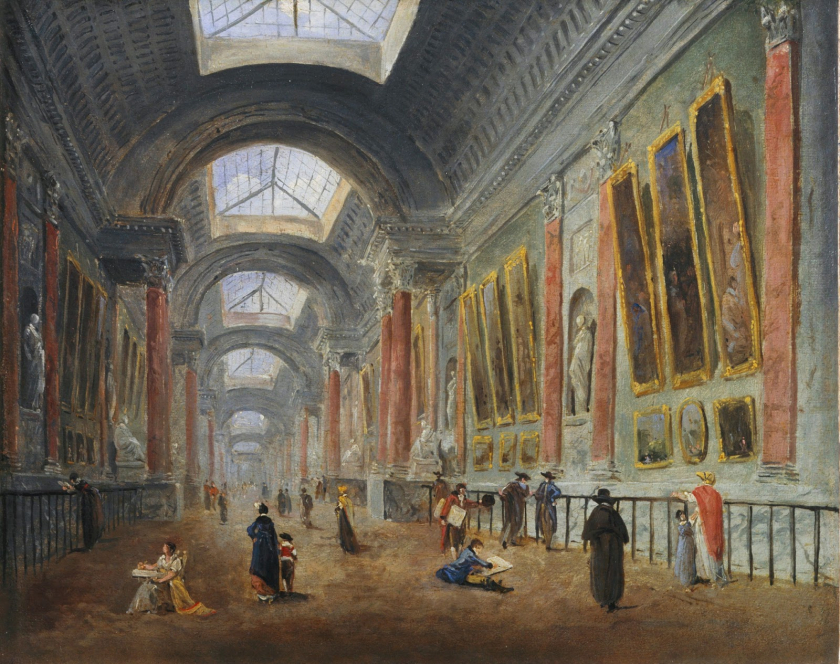Hubert Robert - The Grande Galerie of the Louvre, 1801