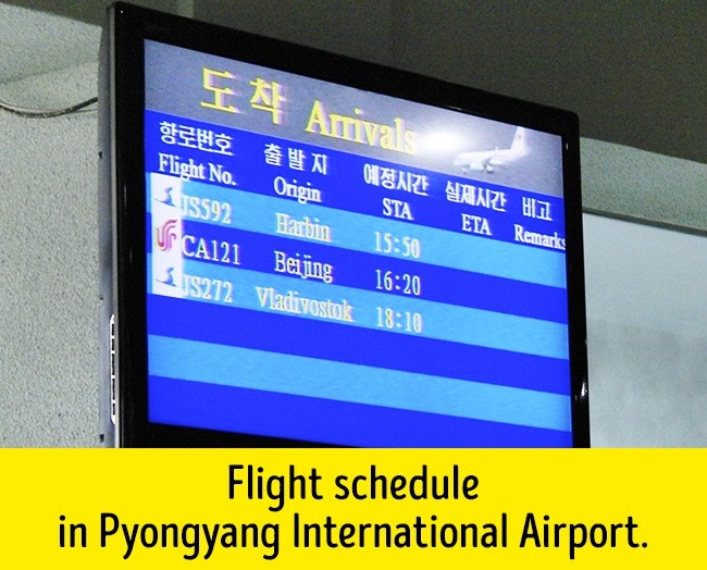 Những chuyến bay quốc tế hiếm hoi ở Bắc Hàn, chủ yếu đến Trung Quốc hoặc Nga