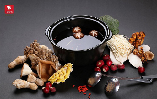 Lẩu nấm thanh khiết tại Ashima