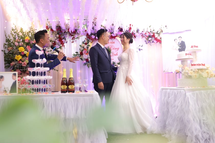 Đám cưới truyền thống của Thùy Linh (Ảnh: NVCC)