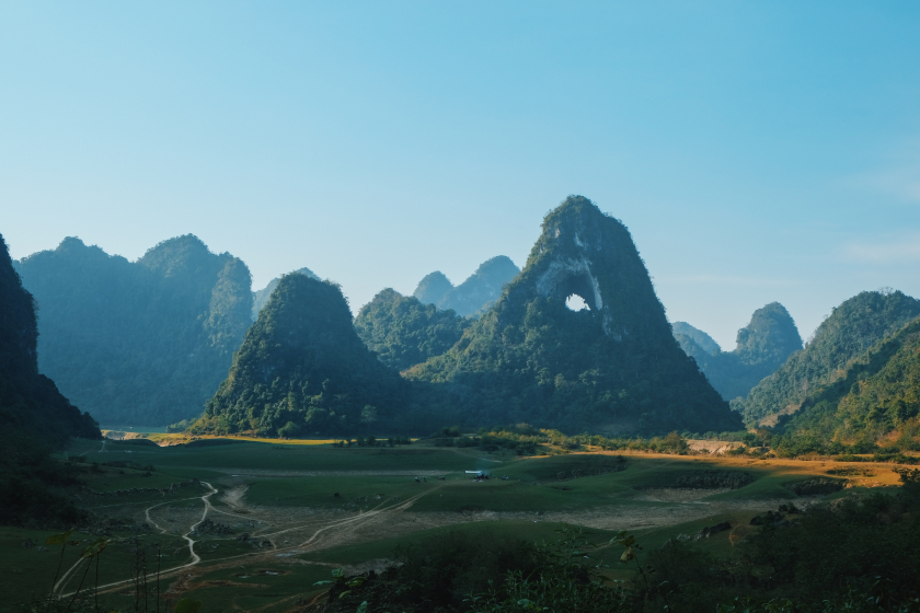 Núi Mắt Thần, một điểm đến du lịch nổi tiếng tại Cao Bằng (Nguồn: Unsplash)