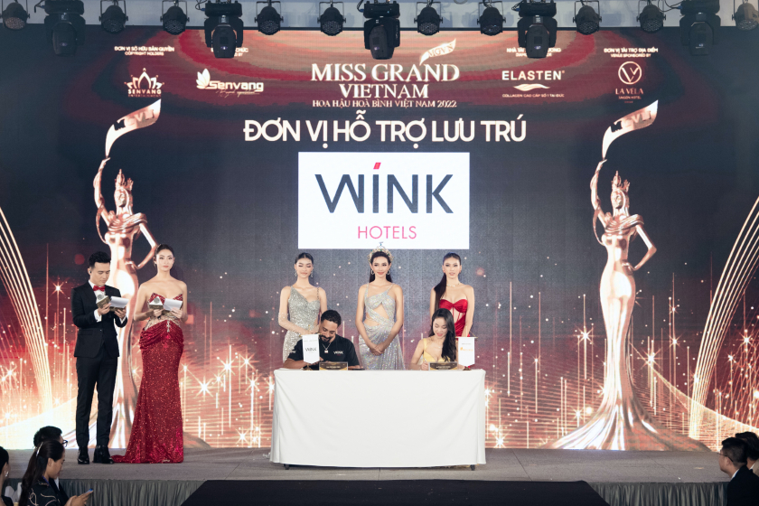 Michael Piro - Giám đốc điều hành của Wink Hotels tại buổi họp báo Miss Grand Vietnam 2022