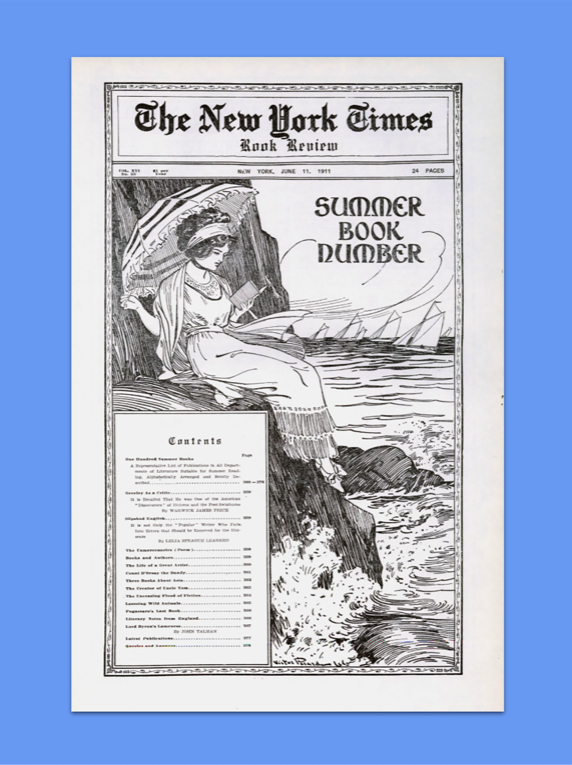 Bìa Tạp chí Phê bình Sách The New York Times, ngày 11/6/1911 - Ảnh: NYT