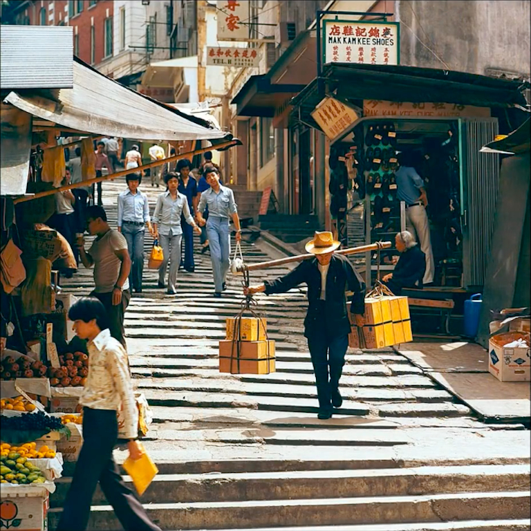 1973 - Ladder Street ở Hồng Kông